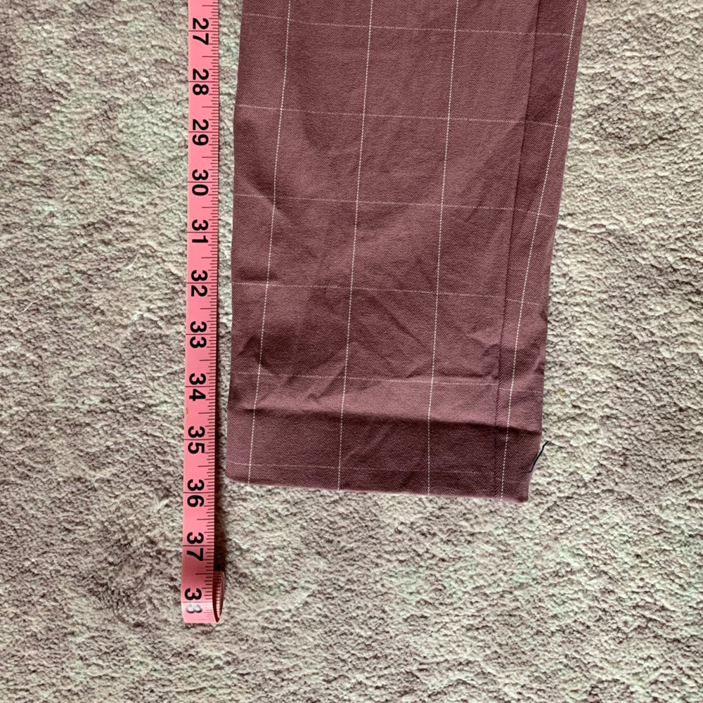 Nwot High Rise Plaid Pixie Pants - image 6